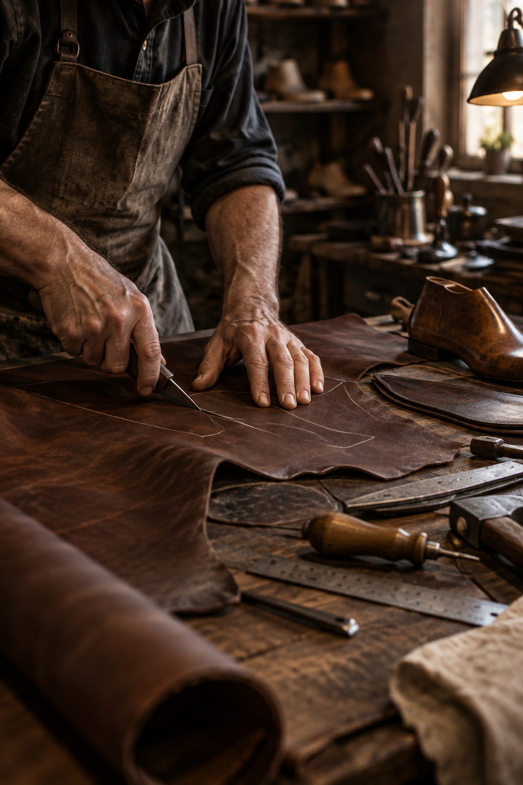 Trabajo artesanal en la industria del calzado
